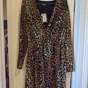 Express Leopard Romper - Medium